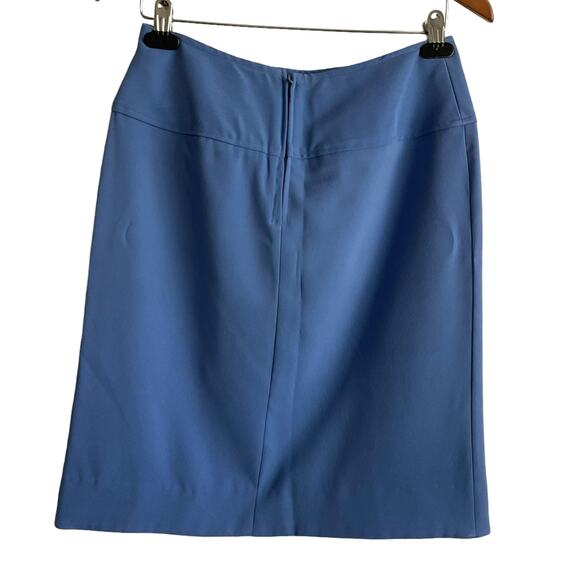 Giorgio Fiorlini Collection Women Skirt 8 Blue A-line Front Slit Retro Y2K - Picture 3 of 9